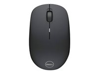 Dell WM126 - Mus - optisk - 3 knapper - trådløs - RF - trådløs modtager (USB) 570-AAMH