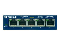 NETGEAR GS105 - Switch - 5 x 10/100/1000 - desktop (pakke med 4) GS105GE*4