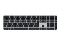 Apple Magic Keyboard with Touch ID and Numeric Keypad - Tastatur - USB-C - trådløs - Bluetooth - QWERTY - dansk - sorte taster MXK83DK/A