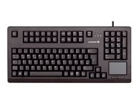 CHERRY TouchBoard G80-11900 - Tastatur - med touchpad - USB - QWERTZ - Pan Nordic - tastkontakt: CHERRY MX Gold - sort G80-11900LUMPN-2