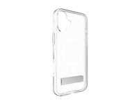 Zagg Crystal Palace Snap - Bagsidecover til mobiltelefon - med kickstand - MagSafe-kompatibilitet - klar - for Apple iPhone 16 Plus 702315047