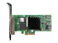 Intel I350 - Netværksadapter - PCIe - Gigabit Ethernet x 4 - med Overtag garantien af Dell-systemet ELLER et års hardware-garanti - for Dell R630; PowerEdge R320, T320, T430, T630; Networking Ruckus R320, R720, R730 540-BDIJ