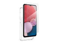 iFrogz Defence - Bagsidecover til mobiltelefon - Krystalklar - med Tempered Glass-skærmbeskytter - for Samsung Galaxy A13 302009486