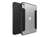 OtterBox Symmetry Series - Flipomslag til tablet - polykarbonat, syntetisk gummi - stjernenat (sort/klar/grå) - for Apple 11-inch iPad Air M2 Wi-Fi, M2 Wi-Fi + Cellular, M3 Wi-Fi, M3 Wi-Fi + Cellular 77-95273