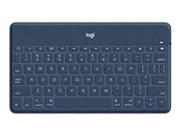 Logitech Keys-To-Go - Tastatur - trådløs - Bluetooth - QWERTY - nordisk (dansk/finsk/norsk/svensk) - marineblå 920-010052