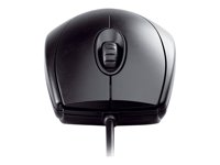 CHERRY WheelMouse - Mus - højre- og venstrehåndet - optisk - 3 knapper - kablet - PS/2, USB - sort M-5450
