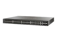 Cisco Small Business SF500-48 - Switch - Administreret - 48 x 10/100 + 2 x combo Gigabit SFP + 2 x SFP - monterbar på stativ SF500-48-K9-G5