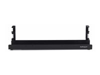 StarTech.com Under Desk Cable Management Tray, Clamp-on Installation - Kabelstyringsplade - monterbar under skrivebord - sort - 80 cm CALB-DESK-CABLE-TRAY