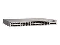 Cisco Catalyst 9200L - Network Essentials - switch - L3 - 48 x 10/100/1000 (PoE+) + 4 x Gigabit SFP (uplink) - monterbar på stativ - PoE+ (370 W) C9200L-48PL-4G-E