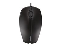 CHERRY GENTIX - Mus - højre- og venstrehåndet - optisk - 3 knapper - kablet - USB - sort JM-0300-2