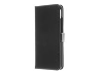Insmat - Flipomslag til mobiltelefon - læder, karton+papir+aluminiumsfolie - sort - for Xiaomi MI 11 Lite 650-2964