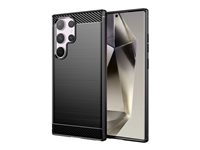 Insmat C&S Style - Beskyttende kasse til mobiltelefon - karbonfiber - for Samsung Galaxy S24+ 650-1204