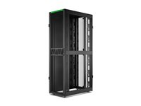 APC NetShelter SX Gen 2 - Rack kabinet - 2124 H x 600W x 1070D mm, med Sides - gulvstående - sort - 45U - 19" - TAA-kompatibel AR3105B2