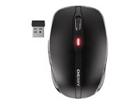 CHERRY MW 8C ADVANCED - Mus - ergonomisk - optisk - 6 knapper - trådløs - 2.4 GHz, Bluetooth 4.0 - trådløs modtager (USB) - sort JW-8100