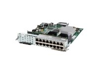 Cisco Enhanced EtherSwitch Service Module Advanced - Switch - L3 - Administreret - 16 x 10/100/1000 - plug-in modul - PoE - for Cisco 2911, 2921, 2951, 3925, 3945; Catalyst 2960-24, 2960-48, 3560E-24, 3560E-48 SM-ES3G-16-P=