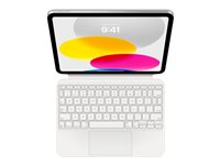 Apple Magic Keyboard Folio - Tastatur og folio-kasse - med trackpad - Apple Smart connector - QWERTY - dansk - for iPad Wi-Fi (10. generation) MQDP3DK/A