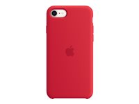 Apple - (PRODUCT) RED - bagsidecover til mobiltelefon - silicone - rød - for iPhone 7, 8, SE (2. generation), SE (3rd generation) MN6H3ZM/A
