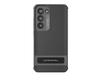 Gear4 Everest Kickstand - Bagsidecover til mobiltelefon - D3O Bio, Tritan Renew - sort - for Samsung Galaxy S23 702011000