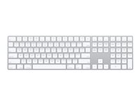 Apple Magic Keyboard with Numeric Keypad - Tastatur - Bluetooth - QWERTY - dansk - sølv MQ052DK/A