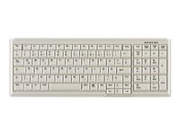 Active Key AK-7000 - Tastatur - PS/2 - USA - lysegrå AK-7000-P-W/US