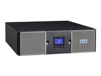 Eaton 9PX 2200i RT3U - UPS (stativ-monterbar / ekstern) - AC 200/208/220/230/240 V - 2200 Watt - 2200 VA - 1-faset - RS-232, USB - output-stikforbindelser: 10 - PFC - 3U 9PX2200IRT3U