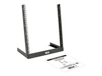 Eaton Tripp Lite Series 12U 2 Post Open Frame Desktop Rack Server Cabinet Free Standing - Rack åben ramme - 2-pæl - sort - 12U - 19" SR2POST12