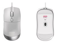 CHERRY Xtrfy M50 - Mus - ergonomisk - optisk - 5 knapper - kablet - USB - hvid JM-5000-0