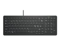 CHERRY AK-C7000 - Tastatur - desinficerbar, medicinsk, med num pad - compact - USB - QWERTY - Pan Nordic - sort AK-C7000F-UVS-B/NOR
