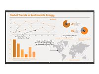 LG CreateBoard 65TR3PN - 65" Diagonal klasse TR3PN Series LED-bagbelyst LCD paneldisplay - uddannelse/virksomhed - med touchscreen (multi touch) / 8 mikrofoner - Android - 4K UHD (2160p) 3840 x 2160 - Direct LED - sort 65TR3PN-B