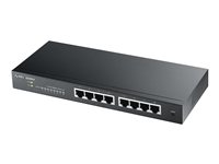 Zyxel GS1900-8 - Switch - smart - 8 x 10/100/1000 - desktop, væg-monterbar GS1900-8-EU0102F
