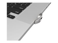 Compulocks Ledge Lock Adapter for MacBook Pro 16" (2019) with Combination Cable Lock - Adapter til låsning af slot for sikkerhed - sølv - med kombinationskabellås - for Apple MacBook Pro 16" (Late 2019) MBPR16LDG01CL