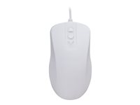 Active Key AK-PMH12 - Mus - optisk - 5 knapper - kablet - USB - hvid AK-PMH12OB-US-W