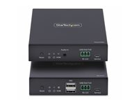 StarTech.com HDMI KVM Extender Over IP Network, 4K 60Hz, Driverless - Transmitter and receiver Kit - video/audio/USB forlænger - HDMI IH2006-KVM-EXTENDER