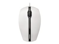 CHERRY GENTIX - Mus - højre- og venstrehåndet - optisk - 3 knapper - kablet - USB - grå, hvid JM-0300-0