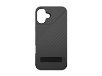 ZAGG Denali Snap - Bagsidecover til mobiltelefon - med støtteben - MagSafe-kompatibilitet - termoplastisk polyuretan (TPU), grafen - for Apple iPhone 16 Plus 702315251