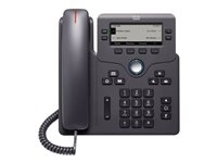 Cisco IP Phone 6851 - VoIP-telefon - SIP, SRTP - 4 linier - brunsort CP-6851-3PW-CE-K9=