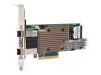 Broadcom MegaRAID SAS 9380-8i8e - Styreenhed til lagring (RAID) - 8 Kanal - SATA / SAS 12Gb/s - lavprofil - RAID RAID 0, 1, 5, 6, 10, 50, JBOD, 60 - PCIe 3.0 x8 05-25716-00