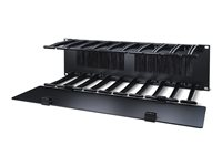 APC Cable Management - Administrationspanel til stativkabler med dække - sort - 3U - TAA-kompatibel - for P/N: SMTL1000RMI2UC, SMX1000C, SMX1500RM2UC, SMX1500RM2UCNC, SMX750C, SMX750CNC AR8605