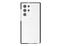 Gear4 Santa Cruz - Bagsidecover til mobiltelefon - D3O, genbrugt plastik - sort - for Samsung Galaxy S22 Ultra 702009145