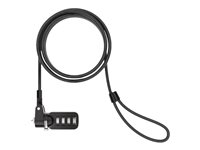 Compulocks T-bar Security Combination Cable Lock - Sikkerhedskabelslås - for Compulocks Universal Tablet Holder CL37