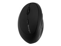 Kensington Pro Fit Ergo Wireless Mouse - Lodret mus - ergonomisk - venstrehåndet - 6 knapper - trådløs - 2.4 GHz K79810WW