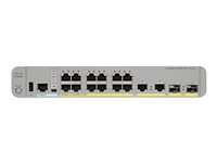 Cisco Catalyst 3560CX-8TC-S - Switch - Administreret - 8 x 10/100/1000 + 2 x combo Gigabit SFP - desktop, monterbar på stativ, DIN monterbar på skinne, væg-monterbar WS-C3560CX-8TC-S