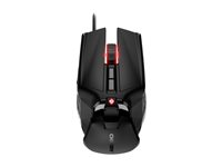 CHERRY MC 9620 FPS - Mus - ergonomisk - optisk - 9 knapper - kablet - USB - sort JM-9620