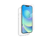 iFrogz Defence - Bagsidecover til mobiltelefon - Krystalklar - med Tempered Glass-skærmbeskytter - for Apple iPhone 14 Plus 302010174
