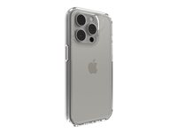 Zagg Crystal Palace - Bagsidecover til mobiltelefon - klar - for Apple iPhone 15 Pro 702312614