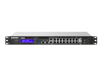 QNAP QGD-1602P - Switch - smart - 4 x 100/1000/2.5G (PoE++) + 4 x 100/1000/2.5G (PoE+) + 8 x 10/100/1000 (PoE+) + 2 x 10 Gigabit SFP+ - monterbar på stativ - PoE++ (195 W) QGD-1602P-C3558-8G