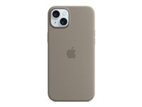 Apple - Bagsidecover til mobiltelefon - MagSafe-kompatibilitet - silicone - ler - for iPhone 15 Plus MT133ZM/A