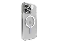 Zagg Crystal Palace - Bagsidecover til mobiltelefon - MagSafe-kompatibilitet - klart klik - for Apple iPhone 15 Pro Max 702312619