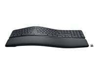 Logitech ERGO K860 Split Keyboard for Business - Tastatur - trådløs - Bluetooth LE - QWERTY - Pan Nordic - grafit 920-010348