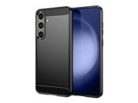 Insmat - Beskyttende kasse til mobiltelefon - karbonfiber - C&S Style - for Samsung Galaxy S24 650-1203